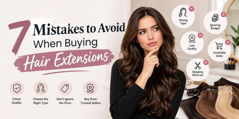 7 Mistakes to Avoid When Buying Hair Extensions