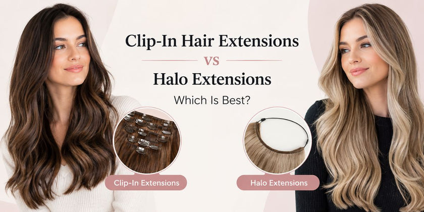 Clip-In Hair Extensions vs Halo Extensions: Which Is Best?
