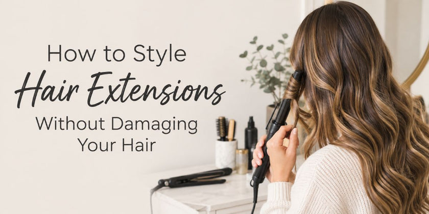 How to Style Hair Extensions Without Damaging Your Hair