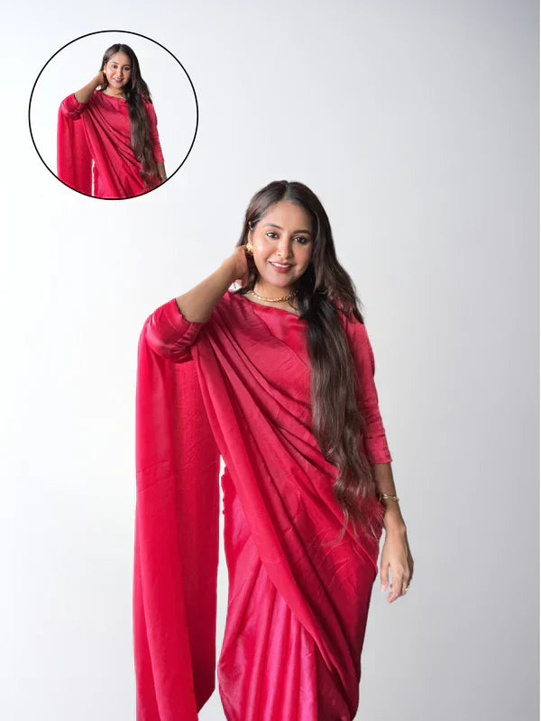 A woman with long, voluminous hair styled with Hair Haux clip-in extensions, made from 100% human remy hair, showcasing a natural and seamless blend